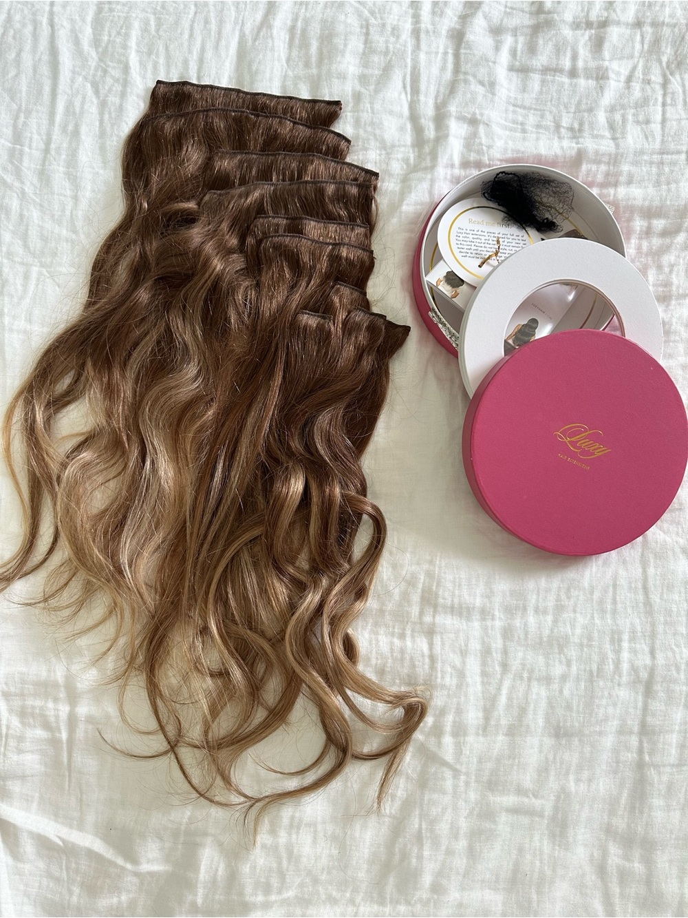 Luxy Hair Brand Clip In Extensions WORN ONCE